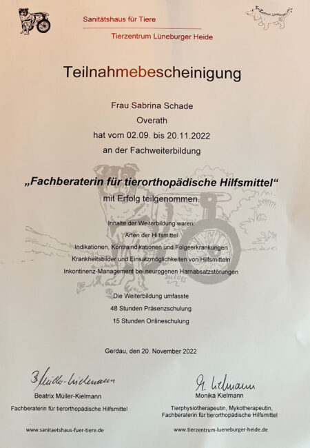 teilnahmebescheinigung_fachberaterin-tierorthopaedische-hilfsmittel