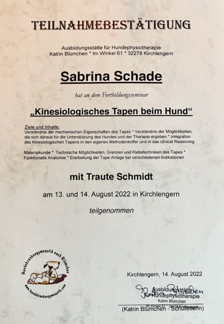 teilnahmebestaetigung_kinesiologisches-tapen-hund